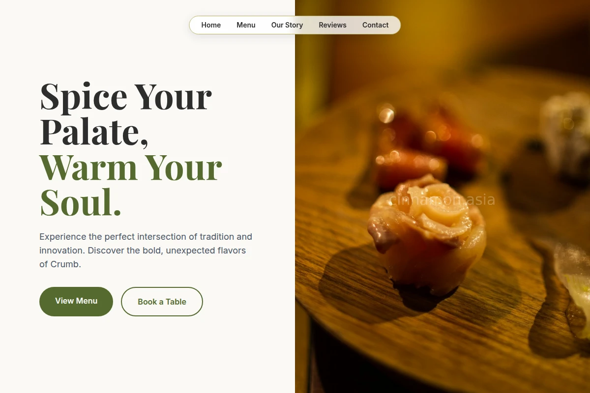 Crumb Asian Fusion Food
