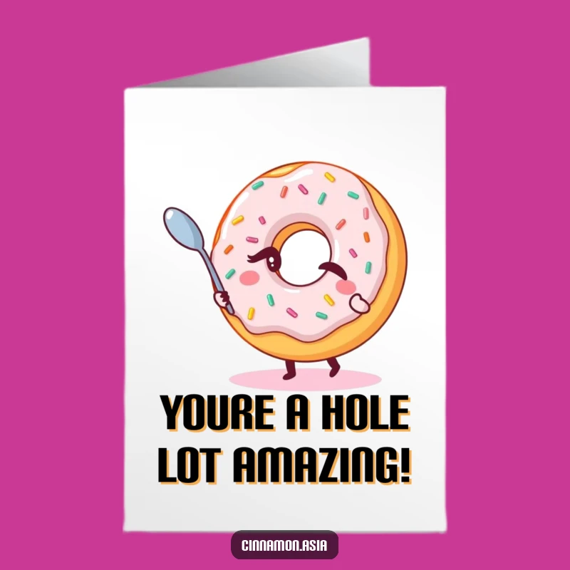 Free Printable Donut Levitation Card - Amazing Congratulations Downloadable Gift